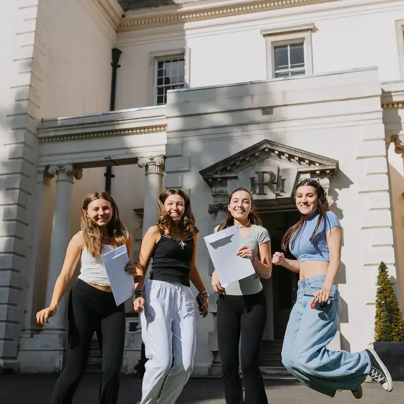 Radnor House Sevenoaks students celebrate on A Level results day