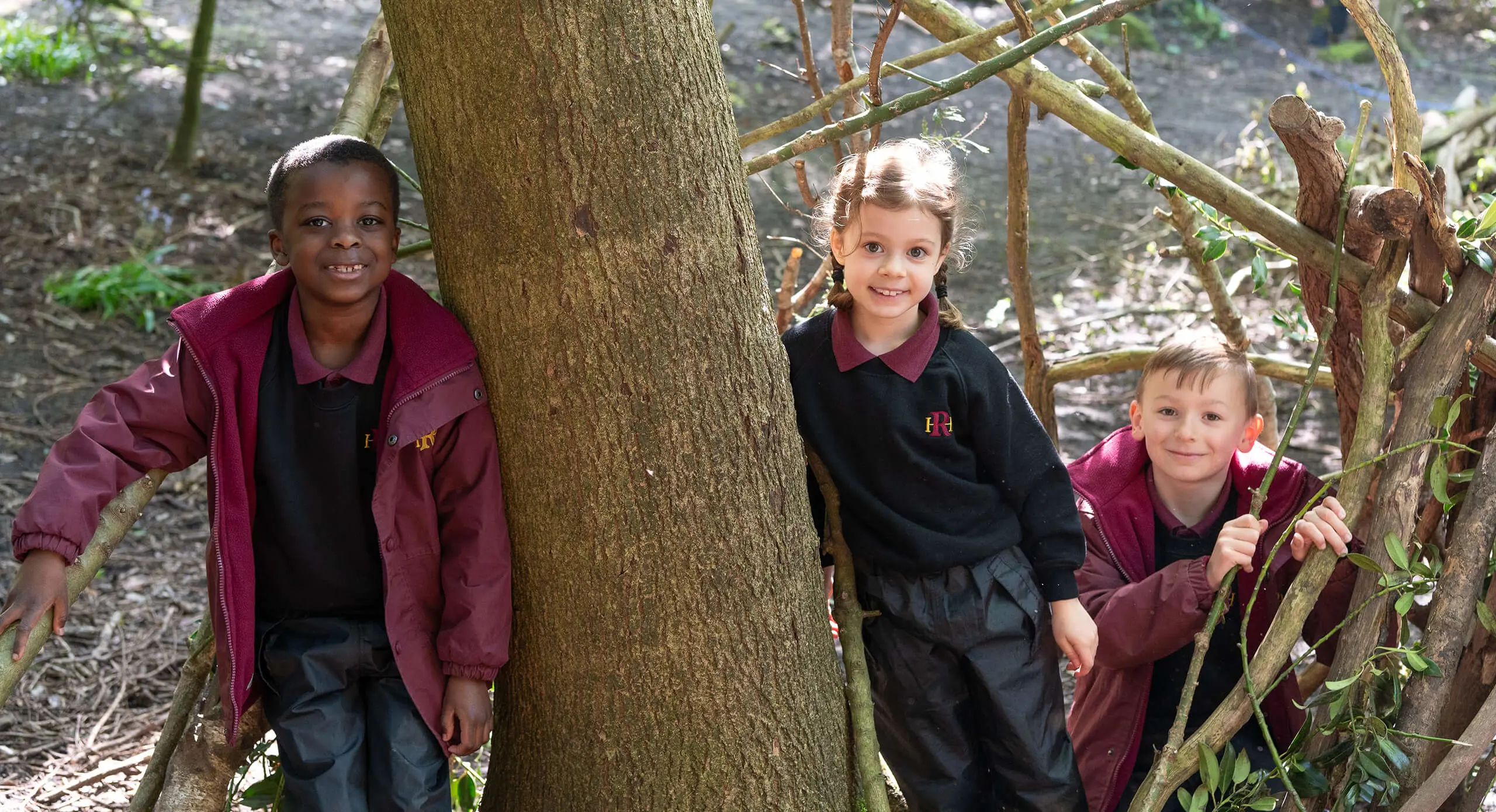 Radnor House Pre-Prep Pupils at Forest School