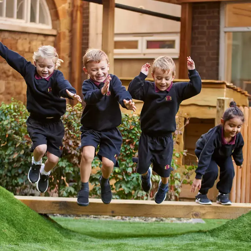 Children playing in the playground