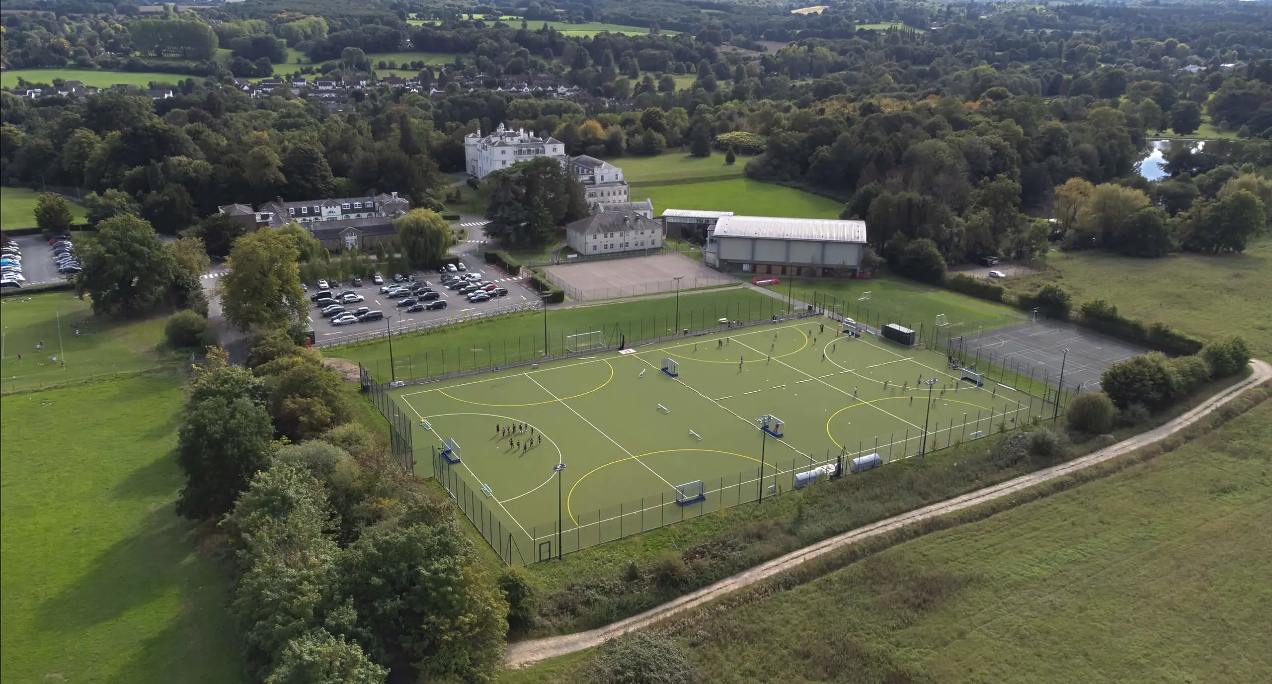 Drone image of school site