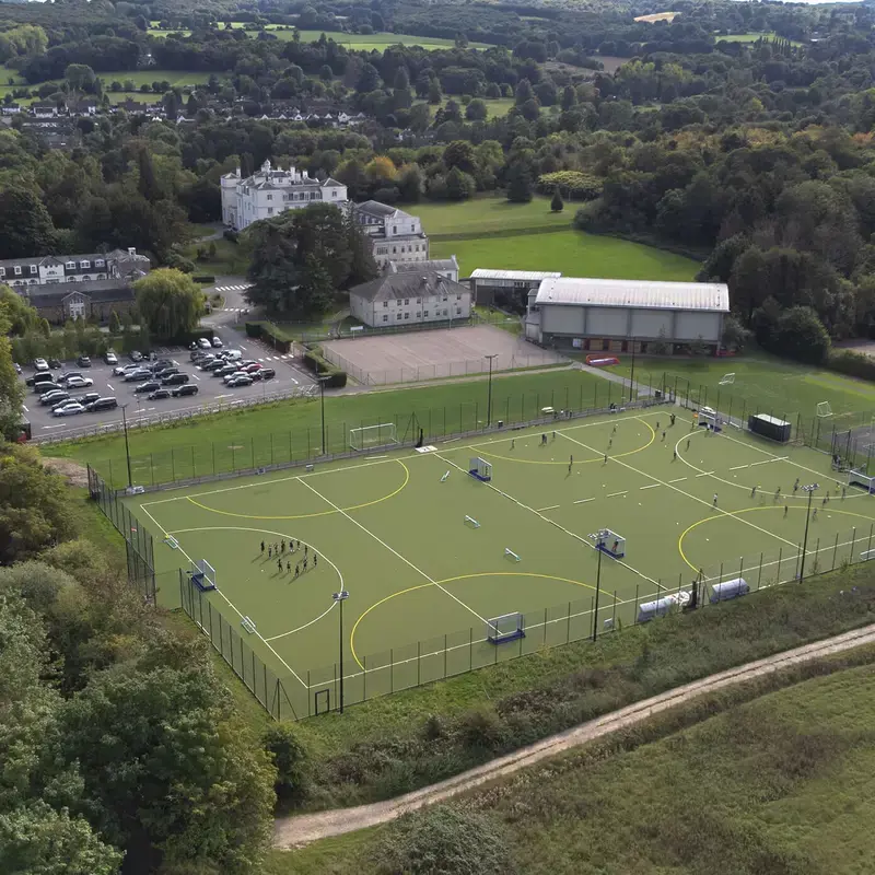 Aerial view of Radnor House Sevenoaks