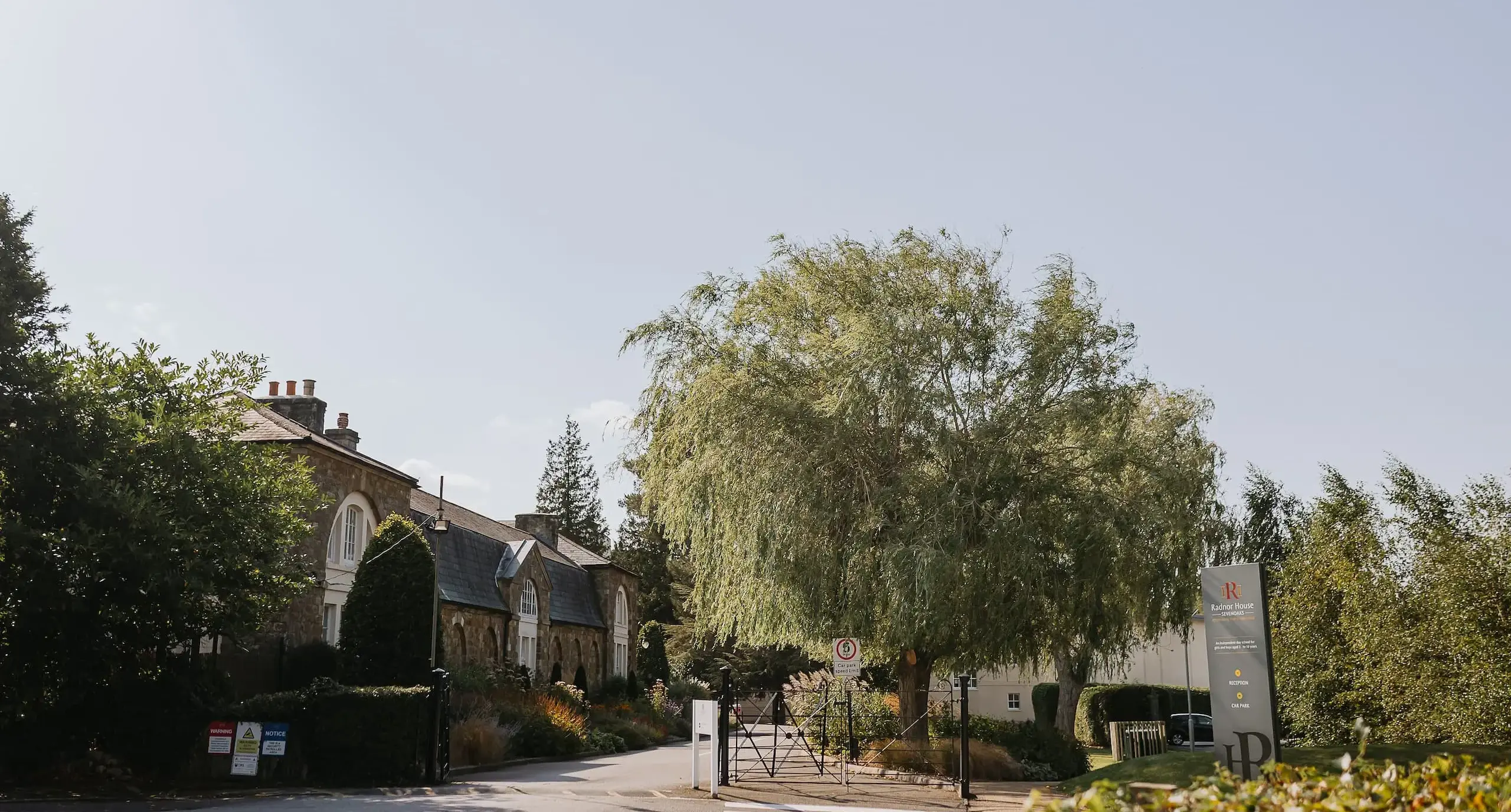 Radnor school site exterior